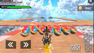 Light Bike Stunt level 6-10 | Android Gameplay | Racing Game screenshot 1