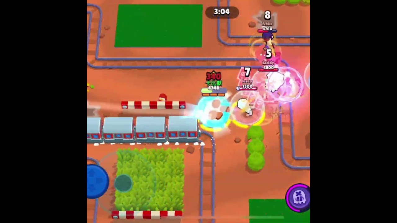 達里爾玩地鐵競速 #shorts #荒野亂鬥 #brawlstars