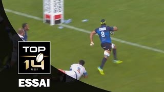 TOP 14 - Montpellier - Castres : 28-9 - Essai Pierre SPIES (MON) - Barrage - Saison 2015-2016