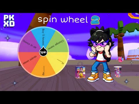 Spin wheel challenge 2 in PKXD 🎡💫