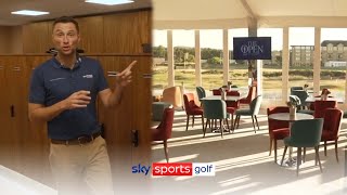 Behind the scenes: Players lounge at St Andrews 🛋 | The 150th Open Championship