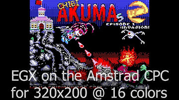 EGX: Z80 ASM Lesson P40 - 320x200 @ 16 color on the Amstrad CPC