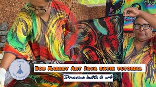 Bob Marley Java Batik Art | Step-by-Step Tutorial