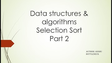 Selection Sort Algorithm Part 2 Scala