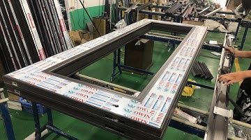 Gia Công Cửa Nhôm Thuỷ Lực Owin Bản Cánh 180 || Liên Hệ Làm Cửa 0986144999