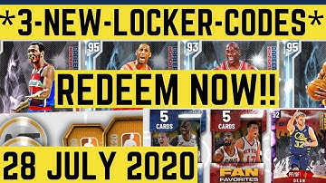 NBA 2K20 Locker Codes | 3 My Team Locker Codes | GALAXY OPALS FREE + MTP | Free Locker Code 2K20