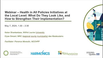 Webinar – Health in All Policies Initiatives at the Local Level