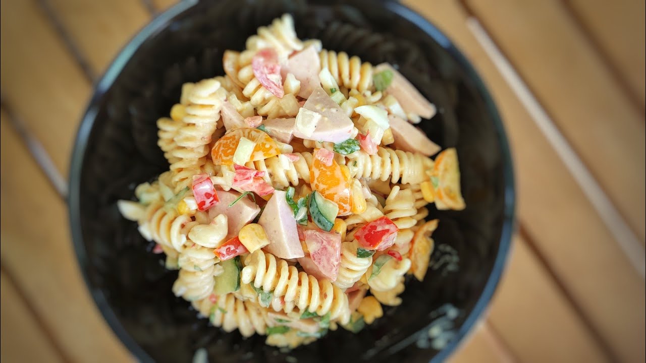 Liebloser Pastasalat mit Mayo zubereiten – Jomnomnom Rezepte - YouTube