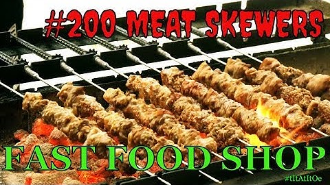 HOW TO MAKE  Automatic Barbecues / DIY 200 Meat skewers of / MÁY NƯỚNG THỊT 200 XIÊN CHO NHÀ HÀNG .