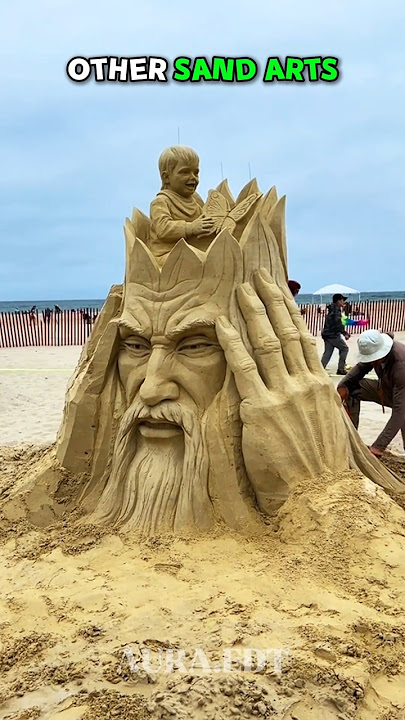 The Last Sand Art Was Insane ☠️ #edit #art #sand #trollface #skills