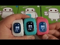 Smart baby watch Q50 оригинал детские gps часы c трекер слежения подробный обзор