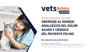 32.ES MANEJO ANALGÉSICO DEL DOLOR AGUDO Y CRÓNICO DEL PACIENTE FELINO Alejandra García de Carellán