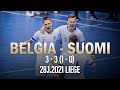 Belgium-Finland 3-3 (1-0) UEFA Futsal Euro Qualifications 28.1.2021 highlights