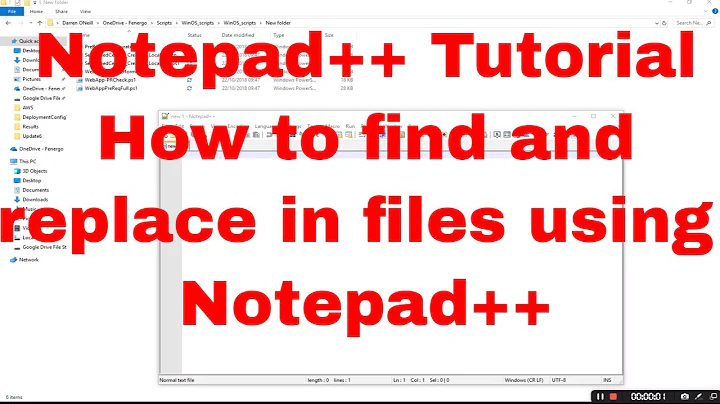 Notepad++ Tutorial How to find and replace in files using Notepad++