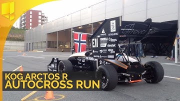 Revolve NTNU - Autocross run with electric race car