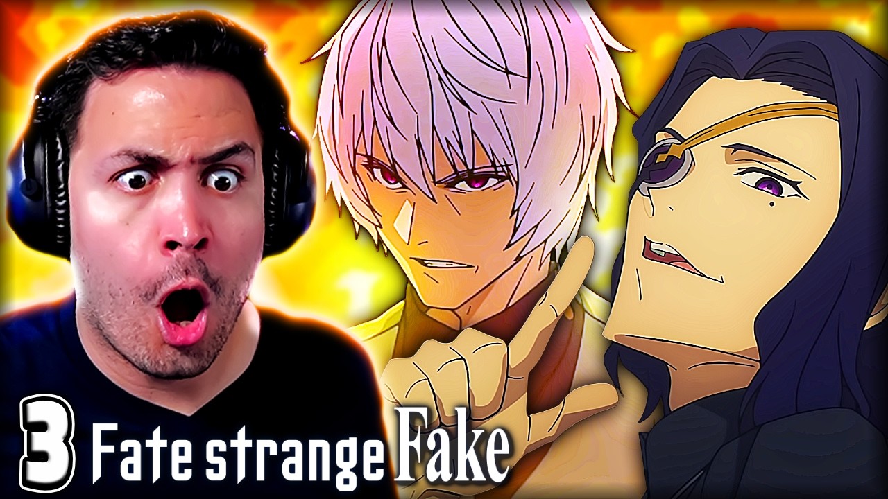 😰🔥¡¡JESTER VS CERVANTES!!⚔️Fate/strange Fake Capitulo 3 REACCION Y RESEÑA