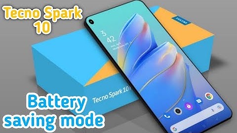 How To Enable Battery Saving Mode In Tecno Spark 10, Tecno Spark 10 Mein Battery Saving