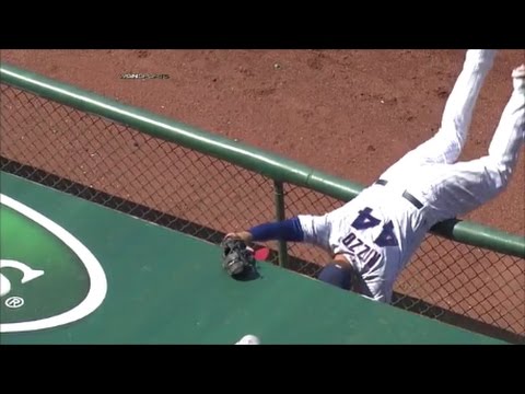 MLB Catches In The Dugout