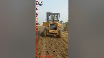 Amazing Machines👍Sub Base Mixing,Spreading with Small Grader Machine Operatings#shorts #viral #like