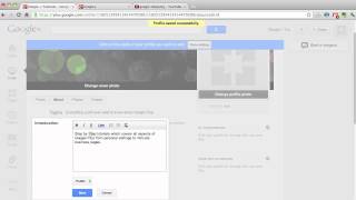 Adding A Tagline | Google Plus Coach screenshot 2