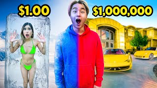 $1 vs $1,000,000 Hotel Room!!