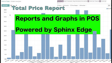 Reports and Graphs in Point of Sale (POS) - Sphinx Edge Odoo POS