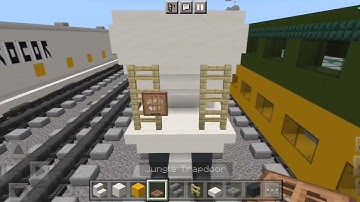 Minecraft Tutorial How to make a Procor Covered hopper car