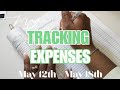 weekly budget check-in (credit card expenses  05/12 - 05/18)