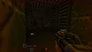 Quake 2 Re-release First match on (Quake2 64 Fortress map)