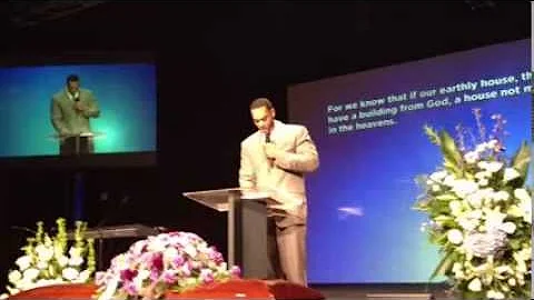 SHEP speaking at Dewayne Shepard's funeral