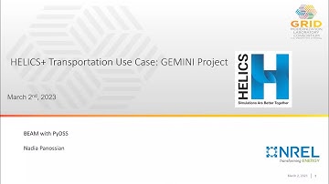 Transportation Co-simulation with BEAM and PyDSS- HELICS+ Wrap up Seminar Series - 2023-03-02