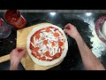 Pov indulge in the irresistible combination of pepperoni and ricotta pizza