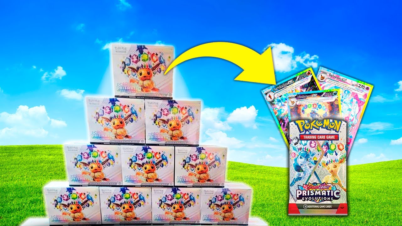 MEGA APERTURA DE PRISMATIC EVOLUTIONS POKEMON NUNCA ANTES VISTA