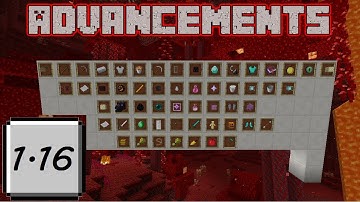 Getting every 1.16.5 Advancement In 1 Minutes! [Minecraft Java Edition]
