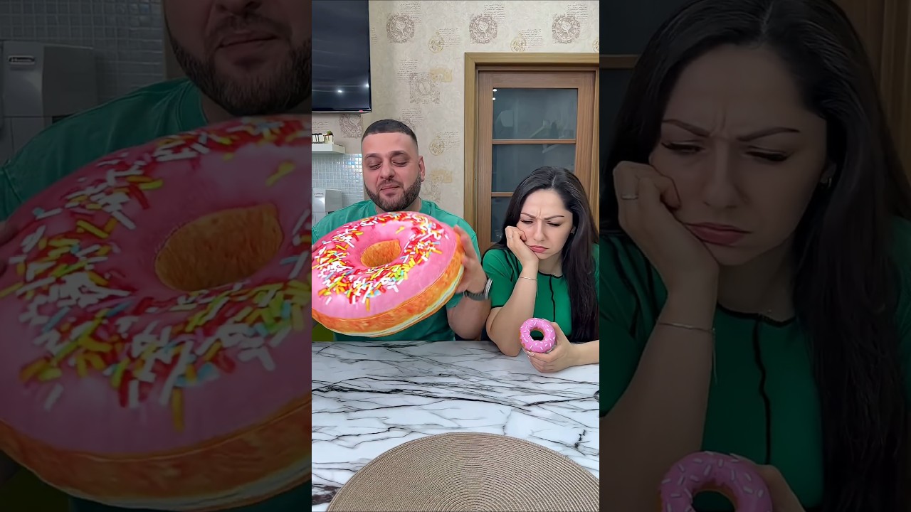 When Chintu took the big donut #youtubeshorts #viralshort