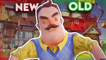 WHAT If Hello Neighbor KEPT Its OLD ART STYLE? (Old Art Style Mod)