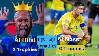Neymar Jr. wins double trophies, and Cristiano Ronaldo got nothing
