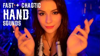 Asmr Fast Chaotic Hand Sounds For Sleep Anxiety Relief No Talking