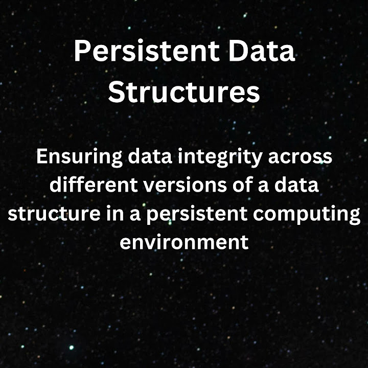 Persistent Data Structure - YouTube