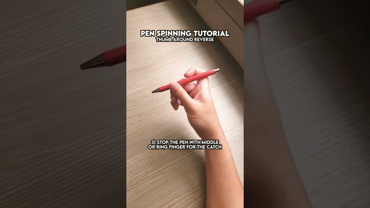 THUMB SPIN pen spinning tutorial 🌀 #shorts [ha--9LR50xQ]