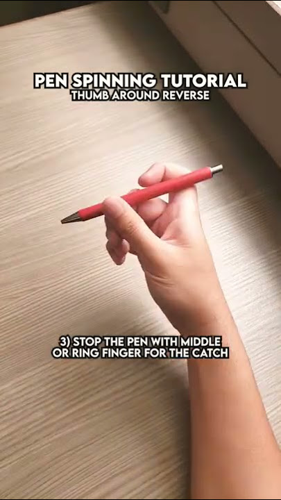 THUMB SPIN pen spinning tutorial 🌀 #shorts [ha--9LR50xQ]