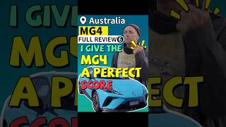 I give MG4 a score of 100!!! #carreview #mg #carbrands #carlife #auto #ev #tesla #byd #australia