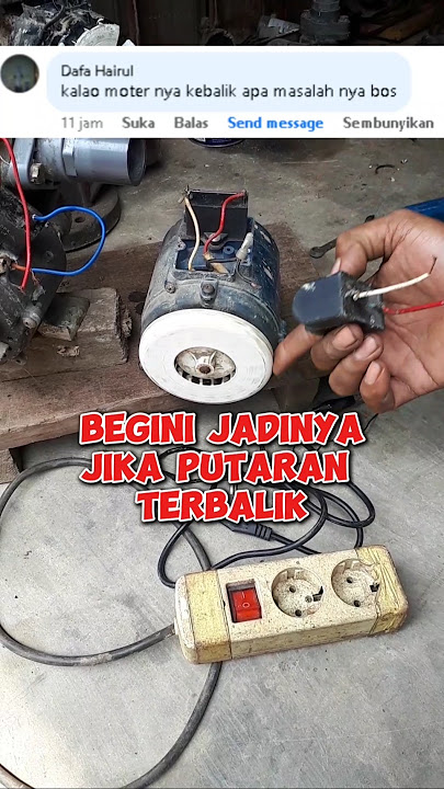 PUTARAN POMPA AIR TERBALIK #pompaair #capasitor #elektronik #diy #tutorial #tips #tricks #tekhnik