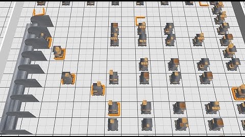 Warehouse simulation demo