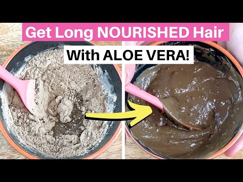 AMAZING Hair Growth Mask Using Aloe Vera and Amla! Super Moisturizing and