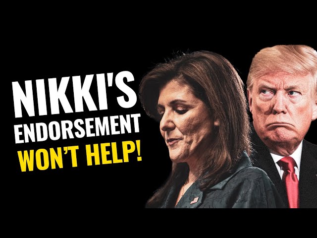 Nikki Haley's EMBARRASSING OUTRAGEOUS Excuse for Supporting Trump | Tim Take class=
