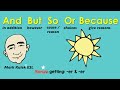 And, But, So, Or, Because (conjunctions) + getting ~er & ~er | Learn English - Mark Kulek ESL