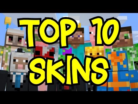 Top 10 Minecraft Skins Of All Time! | Most Popular Downloads | 2016 | [1.8.9] [1.9]