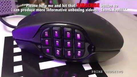 Logitech G600 Gaming / Video Editing Mouse UNBOXING 4K