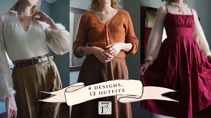 4 Knitwear Designs, 12 Outfits! Dressup from the M...